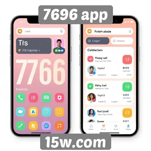 Interface do usuário do 7696 app é intuitiva